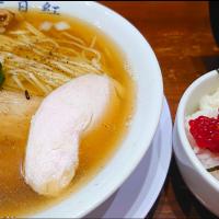 【食べログ TOP 5000】 
麺や 百日紅 
煮干そば塩 (900円) 
＋すじこ丼 (450円) 
＋味玉 (Instagramフォローで無料) 
＠新宿三丁目 1分 
(JR新宿駅から徒歩8分)
23221 (233,204)